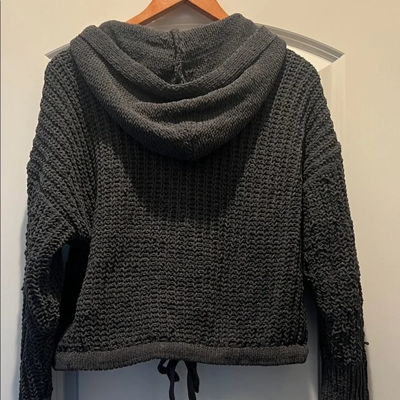 Lucky Brand Charcoal Hoodie Sweater - Picture 5 of 5